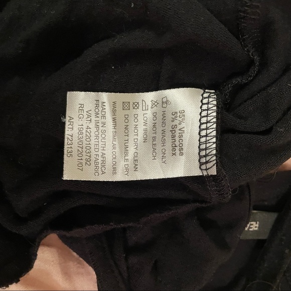 Real clothing Black Flowy Sleeveless Tank Top size S - Picture 7 of 8